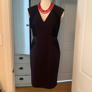 Adrianna Papell Black Sheath Dress size 10
